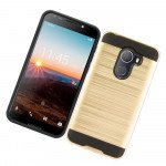 Wholesale Alcatel REVVL, Walters, A30 Fierce 2017 Armor Hybrid Case (Gold)